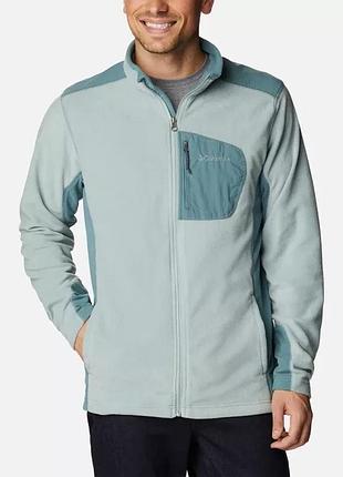 Мужская флисовая куртка klamath range columbia sportswear с молнией во всю длину