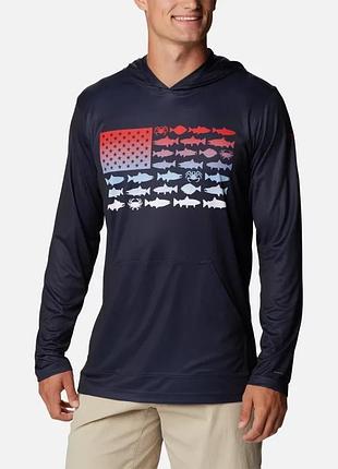 Чоловіча толстовка pfg terminal tackle columbia sportswear fish flag
