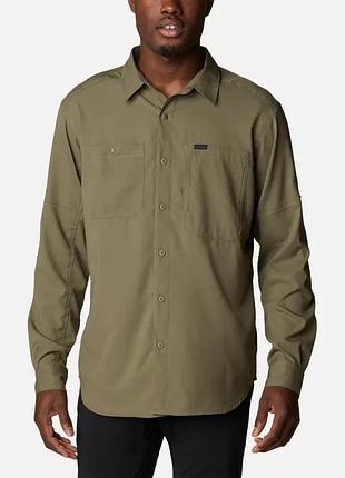 Мужская рубашка с длинным рукавом silver ridge columbia sportswear utility lite