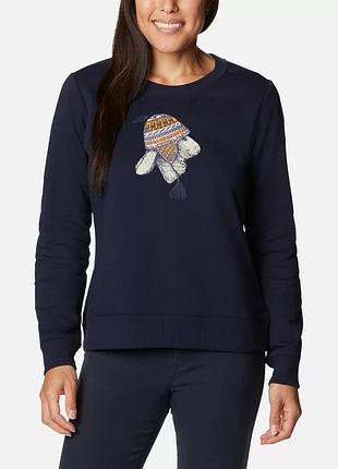 Жіночий світшот columbia sportswear hart mountain ii graphic crew кофта