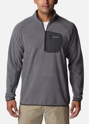 Мужской флисовый пуловер outdoor tracks columbia sportswear с молнией до половины