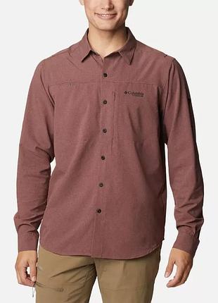 Мужская рубашка с длинным рукавом titan pass columbia sportswear 2.0 irico