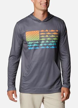 Чоловіча толстовка pfg terminal tackle columbia sportswear fish flag