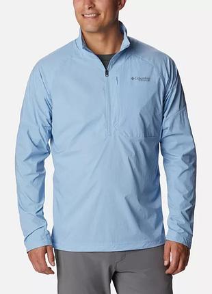 Мужской легкий пуловер titan pass columbia sportswear с молнией до половины