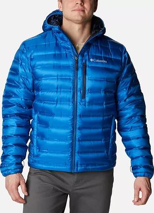 Мужская куртка columbia sportswear pebble peak down hooded jacket пуховик xxl