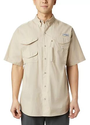Мужская рубашка с коротким рукавом pfg bonehead columbia sportswear