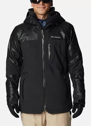 Мужская лыжная куртка columbia sportswear snow slab black dot jacket