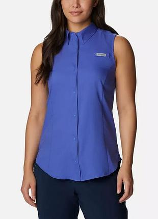 Женская рубашка без рукавов pfg tamiami columbia sportswear