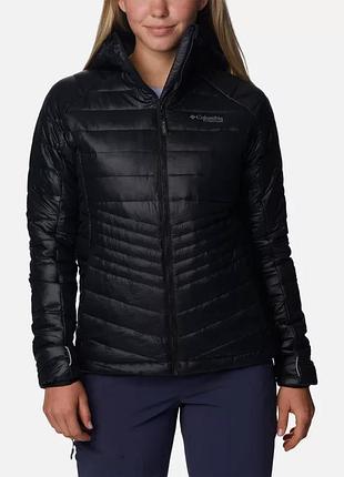 Женская куртка с капюшоном columbia sportswear platinum peak hooded jacket m