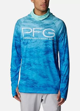 Мужская толстовка с капюшоном pfg super terminal tackle columbia sportswear vent