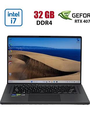Ігровий ноутбук asus rog zephyrus g16 gu603vi / 15.6" (1920x1080) ips / intel core i7-13620h (10 (16) ядер по 3.6 - 4.9 ghz) / 32