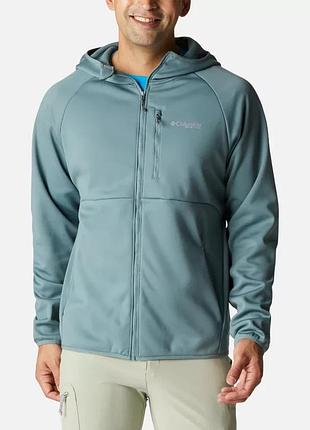 Мужская куртка с капюшоном columbia sportswear pfg terminal stretch softshell hooded jacket l