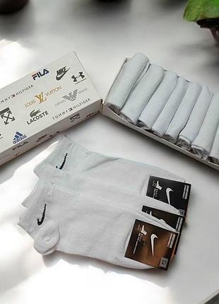 Носки мужские nike - 12 пар в коробке найк / чоловічі шкарпетки носки 2br-s