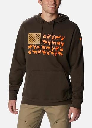 Толстовка для мужчин columbia sportswear phg game flag ii hoodie балахон xxl