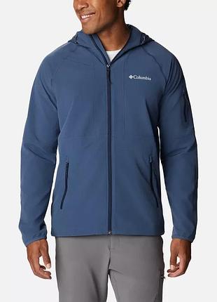 Чоловіча м'яка куртка tall heights columbia sportswear з капюшоном