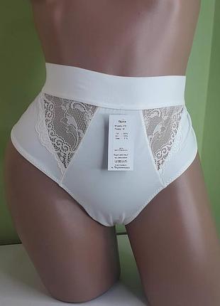Трусики з мережива калинка 327\19 бузкова сірень 70-95 (m) 95-120 (4xl)