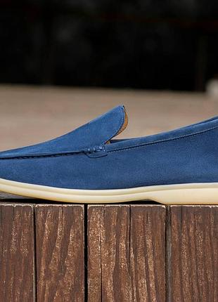 Лоферы loro piana замшевые мужские 41