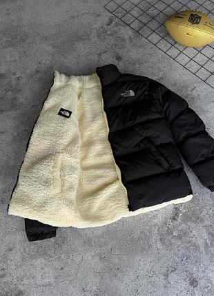 Куртка the north face двухсторонняя зимняя мужская xl