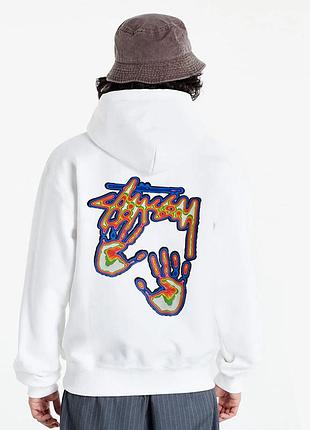 Худи stussy женское белое l