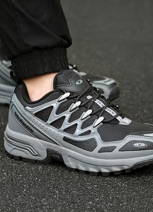 Кроссовки salamon acs gore tex termo серые мужские зимние теплые 43
