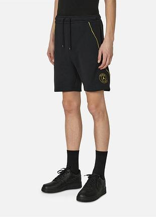 Шорти чоловічі чоловічі nike m j psg flc short black dv0619-010