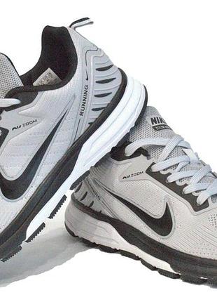 Мужские кроссовки nike, спортивные nike zoom, летние кроссовки найк сетка 46