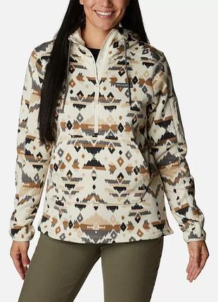 Женский свитер columbia sportswear weather fleece худи с флисом l