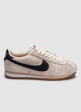 Кроссовки nike cortez vintage suede beige женские 39