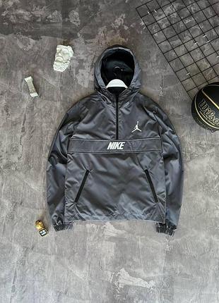 Анорак nike мужской серый весна xxl