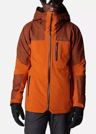 Мужская лыжная куртка columbia sportswear snow slab black dot jacket