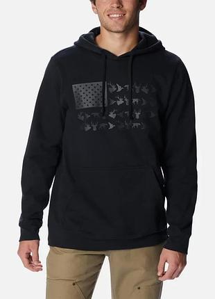 Мужская толстовка columbia sportswear phg game flag ii hoodie балахон xxl