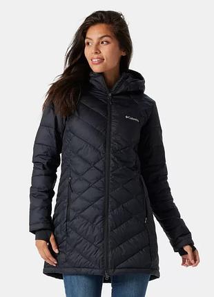 Жіноча довга куртка columbia sportswear heavenly long hooded jacket