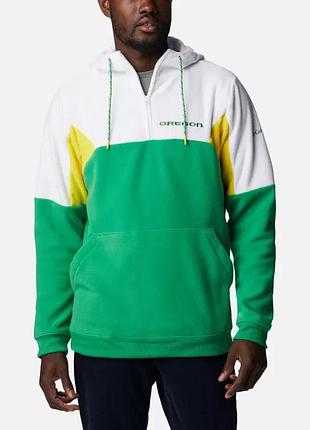 Мужская худи collegiate columbia lodge fleece hoodie - oregon толстовка