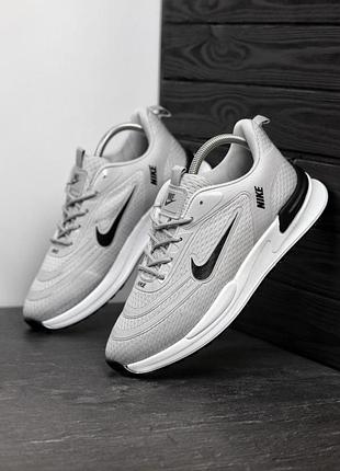 Кроссовки nike серые сетка лето 42