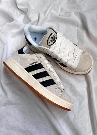 Кроссовки adidas campus бежевые женские