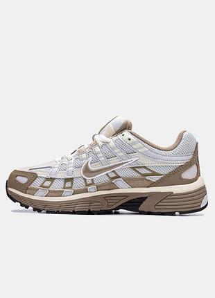 Кроссовки nike p-6000 premium 'hangul day' коричневые мужские