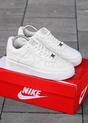 Кроссовки nike air force 1 low белые мужские