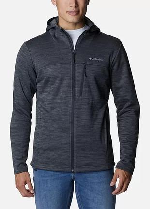 Мужская флисовая худи columbia sportswear maxtrail ii с капюшоном и молнией