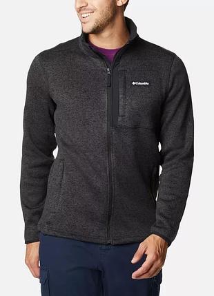 Мужская флисовая куртка sweater weather columbia sportswear на молнии во всю длину