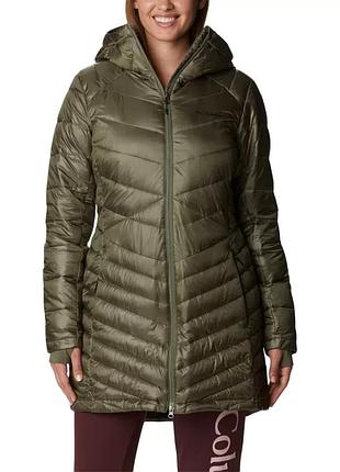 Женская утепленная куртка columbia sportswear joy peak omni-heat infinity mid l