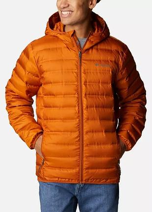 Мужской пуховик с капюшоном columbia sportswear men's lake 22 down hooded jacket xxl