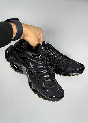 Кроссовки мужские nike tn комбинированные черные 43