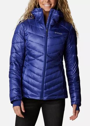 Женская куртка с капюшоном columbia sportswear joy peak omni-heat infinity insulated xxl