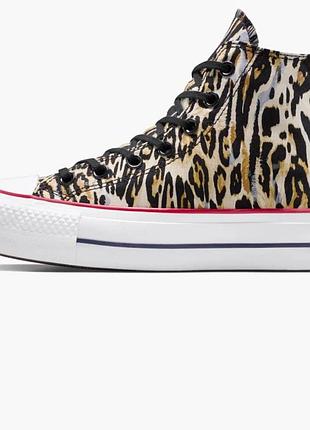 Urbanshop com ua кеды унисекс converse chuck taylor all star lift platform leopard multi a15462c размеры запитуйте