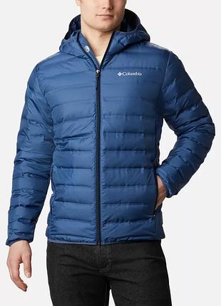 Мужской пуховик с капюшоном columbia sportswear men's lake 22 down hooded jacket xxl