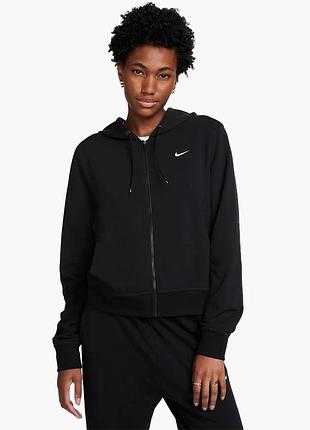 Urbanshop com ua толстовка женская nike dri-fit one full-zip french terry hoodie black fb5198-010 размеры запитуйте