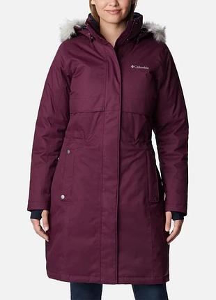 Женский длинный пуховик columbia sportswear apres arson winter long down jacket куртка s