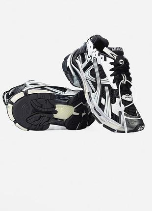 Кроссовки balenciaga runner black/white