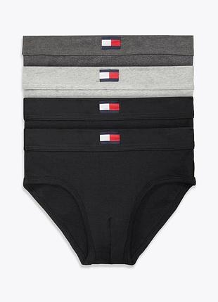 Набор мужских трусов брифов tommy hilfiger (7114439124651) cotton classics hip brief 4 шт. m комбинированные