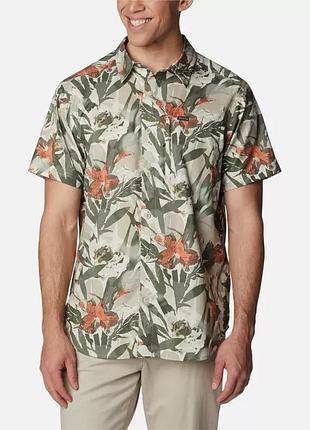 Мужская рубашка с коротким рукавом silver ridge columbia sportswear utility lite novelty